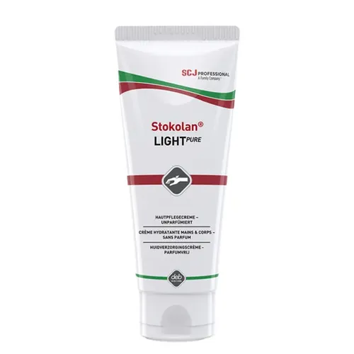 SC Johnson Stokolan Light Pure 100 ml für Gesicht & Hände regenerierende Pflegecreme für Hände und Gesicht RES100ML