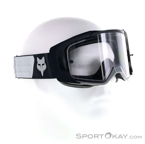 FOX Vue Core Motocross Brille - Sportbrille mit breiter Öffnung für herausragende periphere Sicht und TruLockTM-System für schnelles Auswechseln der Sichtscheibe, ideal für Motocross-Enthusiasten.