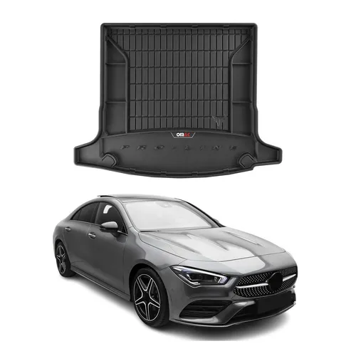 OMAC Gummi Kofferraumwanne für Mercedes CLA X118 (2019-2025) - Hochwertige Kofferraumwanne aus TPE, wasserfest und hitzebeständig. Ideal für perfekten Schutz im Kofferraum Ihres Mercedes CLA X118. Leicht zu reinigen und rutschfest.