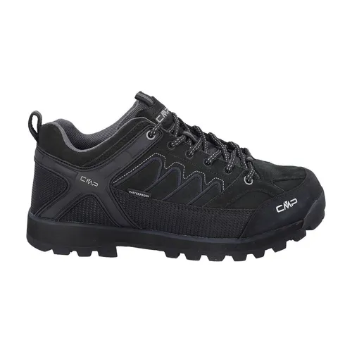 CMP Moon Low Trekking Shoes WP nero (U901) 40 - Wanderschuhe für Herren mit wasserdichter Membran, optimaler Grip durch Vibram-Sohle und extra Verstärkung an Zehen- und Fersenpartie für besten Komfort und Schutz auf jedem Terrain.