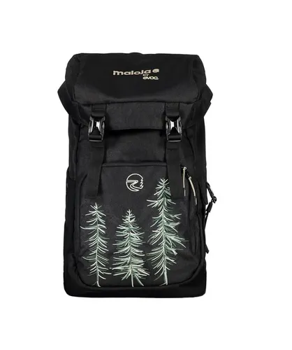 Maloja Alltags-Rucksack KulaM Moonless 16 Liter schwarz - Sportlicher Tagesrucksack mit 16 Litern Volumen, ideal für Abenteuer und Alltag. Maße: 25cm x 50cm x 15cm, stylisches Design in schwarz, Modell 2022.