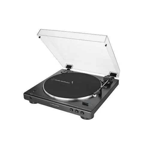 Audio-Technica AT-LP60XBT Vollautomatischer Stereo-Plattenspieler - Plattenspieler mit Bluetooth-Funktion, ideal für kabelloses Musikstreaming und einfaches Abspielen von Schallplatten.