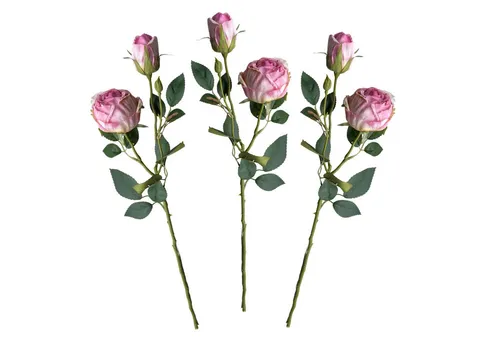 Kunstblumenstrauß Künstliche Rosen 3er Set 55cm - Kunstblumensträuße mit täuschend echten Premium Seidenrosen, ideal für Hochzeiten, Events und Wohnraum-Deko – pflegeleicht und vielseitig einsetzbar!