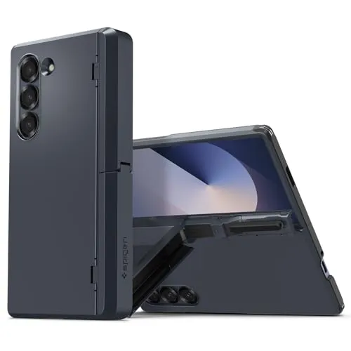 Spigen Tough Armor Pro P Hülle Kompatibel mit Samsung Galaxy Z Fold 6 -Metal Slate