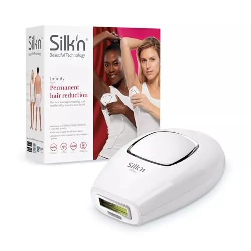 Silk n Infinity - IPL Haarentfernungssystem mit 400.000 Lichtimpulsen, für helle bis dunkle Haut, schnelle Ganzkörperbehandlung in unter 20 Minuten