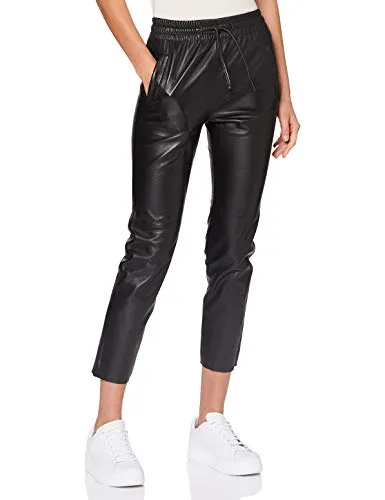 Oakwood Damen Gift Hose, Schwarz, X-Small - Stylische Leder Jeggings für Damen, perfekt für einen modischen Look und hohen Tragekomfort.