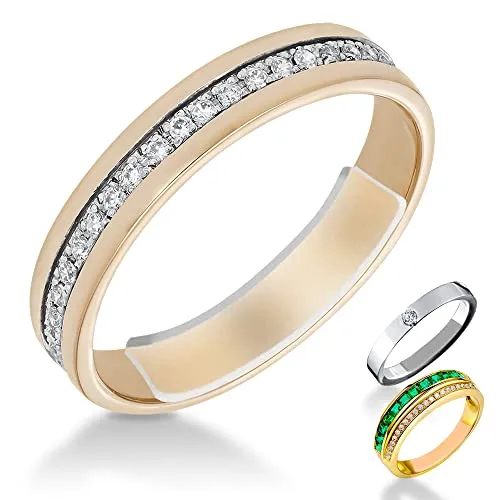 Heromor 6er Set Unsichtbare Ringverkleinerer mit 3 Farben (Transparent/Hellgrau/Hautfarben) & 2 Dicken – Selbstklebende Anpassungsstreifen für Ringverkleinerung, Komfort und Unsichtbaren Sitz