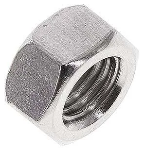 Sechskantmutter DIN 934 / ISO 4032, M 16, Edelstahl A4 Werkstoff:Edelstahl A4 d:M 16 m:13,0mm s:24,0