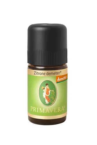 Primavera Zitrone demeter 5ml ätherisches Öl naturreine Demeter Qualität