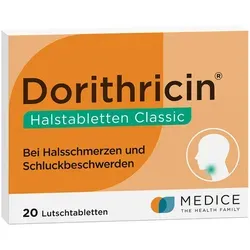 Dorithricin Classic Lutschtabletten bei Halsschmerzen von MEDICE