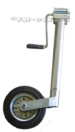 Stützrad mit seitlicher Kurbel 150 kg