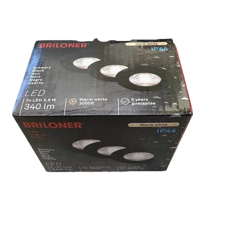 BRILONER 3er Set LED Einbaustrahler 230V