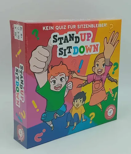 Piatnik Stand up Sit Down Kein Quiz für Sitzenbleiber Quizspiel Quiz Spiel NEU