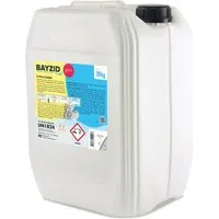 BAYZID Poolpflege 28 kg BAYZID® pH Plus flüssig - Hochwirksamer flüssiger pH-Heber für klares Poolwasser, ideal für die einfache Anwendung mit allen Höfer Chemie® Produkten. Lagerstabil im 28 kg Kanister.