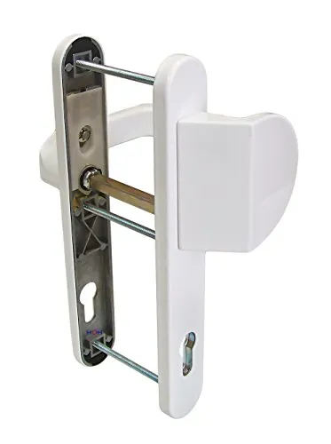 Schmalrahmen Türbeschlag SRG 1618 Weiss PZ 92mm von Haeusler-Shop