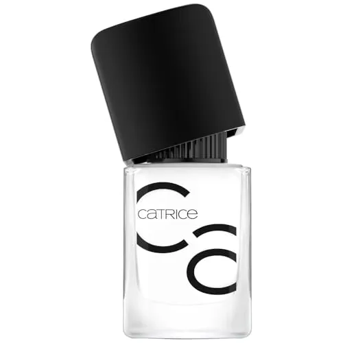 Catrice ICONAILS Gel Lacquer, Gellack, Nagellack, Nr. 153 Ibiza Feeling, weiss, langanhaltend, glänzend, ohne Aceton, vegan, Mikroplastik Partikel frei (10,5ml)