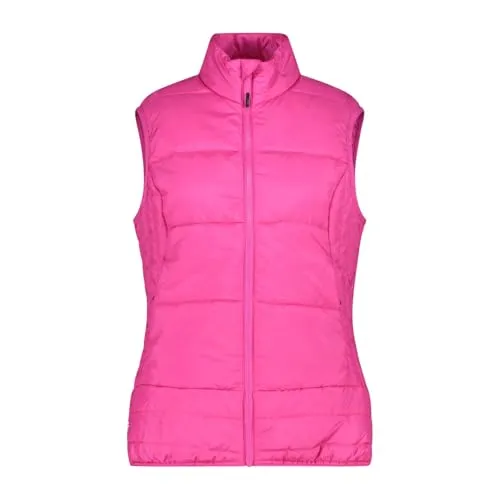 CMP Damen Weste XXL in Pink - Funktionsjacke mit weichem Futter und leichter Wattierung, perfekt für kalte Tage und vielseitig einsetzbar.