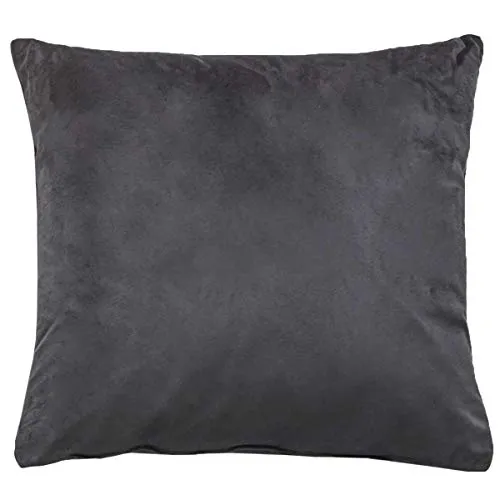 Gardinenbox Sofakissen mit Füllung »Milano« HxB 45x45 cm Schwarz Dekokissen mit Komfort-Samt-Bezug und Reißverschluß mit Füllkissen Extra Weich Couchkissen, 203572