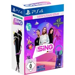 Let's Sing 2025 German Version mit 2 Mics für Playstation 4