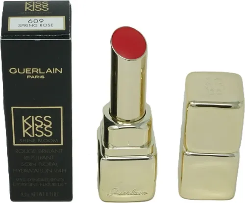 Guerlain Kiss Kiss Shine Bloom 609 - Spring Rose - Lipgloss in zartem Rosaton, sorgt für strahlenden Glanz und pflegt die Lippen intensiv.