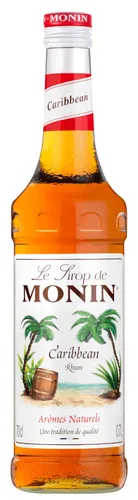 Le Sirop de Monin Carribean Rum Sirup 1:8 0,7 l Flasche 12,78€/l