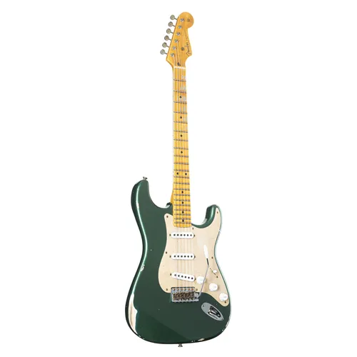 Fender 1954 Stratocaster Relic Aged Sherwood Green Metallic E Gitarre
