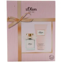 s.Oliver Geschenkset For Her 1 Duo Set = 1 x 30ml EdT Spray + 1 x 75ml Duschgel