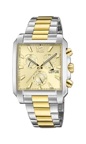 Lotus Herrenuhr Elegante Armbanduhr 18852/5 - Armbanduhren mit elegantem Design, wasserdicht bis 10 ATM und mit leuchtenden Markierungen für optimale Ablesbarkeit in der Dunkelheit.