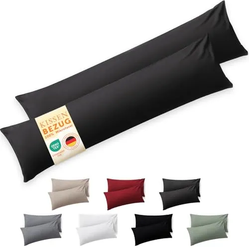 Blumtal Kissenbezug Seitenschläfer in grau von Blumtal