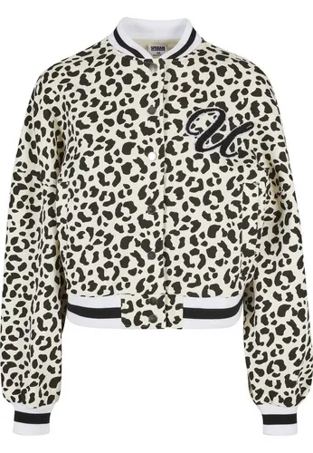 URBAN CLASSICS Sweatjacke Urban Classics Damen Ladies AOP Oversized College Sweat Jacket (1-tlg)