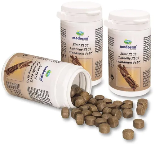 MedoVital Handels GmbH Zimt plus Tabletten mit Chrom & Zink -
