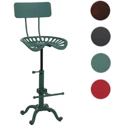 Barhocker HWC-N26 – Höhenverstellbar und Drehbar im Industrial Design - Barmöbel mit modernem Industriedesign, 360° drehbar und stufenlos höhenverstellbar für maximale Flexibilität. Ideal für Küche und Bar, mit stabiler Konstruktion und Fußbodenschonern.
