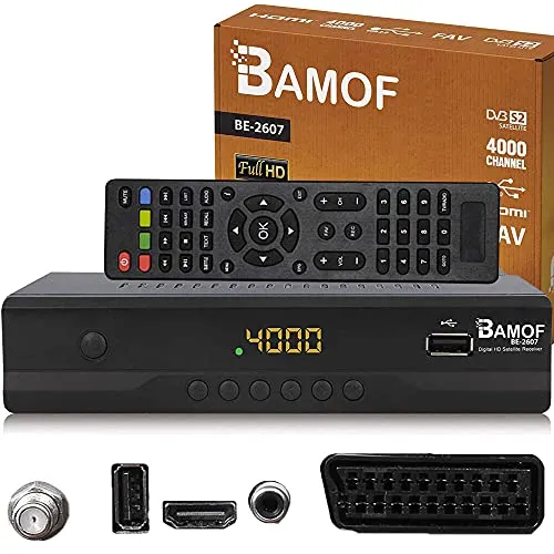 hd-line Bamof BE-2607 Digital Satelliten Sat Receiver