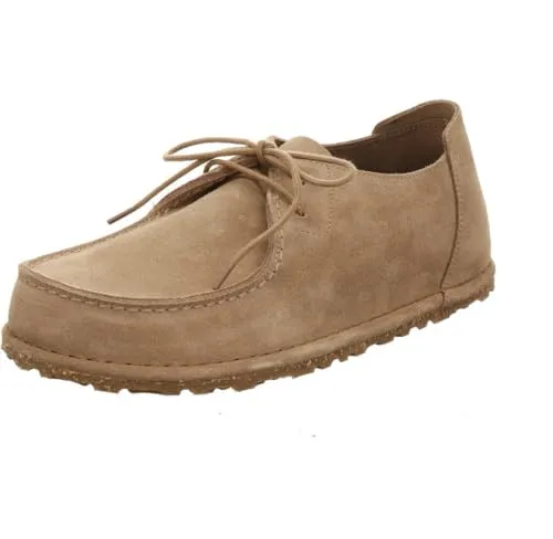 Birkenstock Schnürschuh braun 44 EU - Sneaker aus hochwertigem Velourleder, mit komfortablem Kork-Innenmaterial und idealem Halt durch Schnürung – perfekt für stilvolle Freizeitlooks.