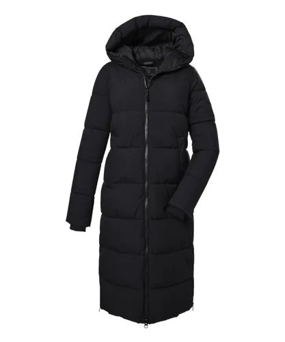 G.I.G.A. DX Damen Steppmantel mit Kapuze - Funktionsjacke in Daunenoptik, wasserabweisend, atmungsaktiv und winddicht – ideal für aktive Frauen, die Wert auf Stil und Funktion legen.