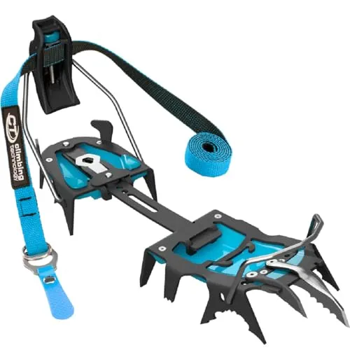 Climbing Technology Hyper-Spike Unisex Steigeisen – Erwachsene, Blau, Größe verstellbar