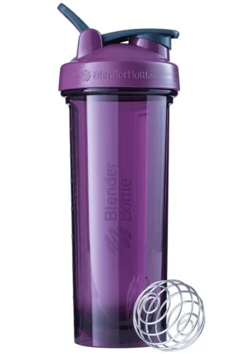 BlenderBottle Pro32 Trinkflasche 940ml - Plum - Die BlenderBottle Pro32 bietet 940ml Platz für deine Getränke. Dank Eastman Tritan bleibt sie geruchsfrei, und der abgerundete Boden sorgt für perfekte Mischungen. Ideal für Fitness und unterwegs!