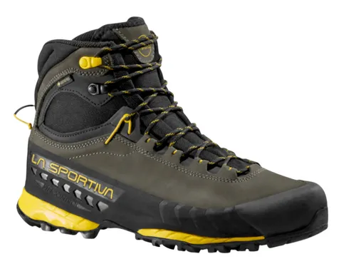 La Sportiva Herren TX5 GTX Schuhe - Größe 43, grau - Wanderschuhe mit PFC-freier Membran, ideal für sportliche Tagestouren und technische Zustiege, leicht und zuverlässig schützend.