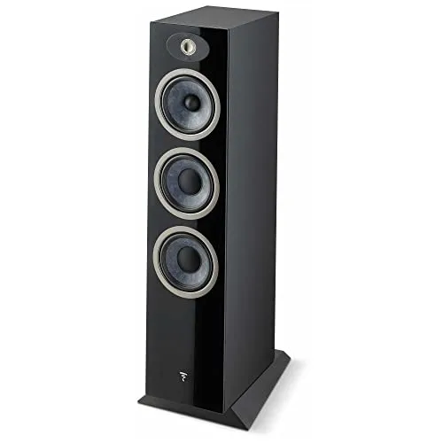 Focal Theva N3 Stand Lautsprecher - Schwarz | 3-Wege Lautsprecher - Lautsprecher & Subwoofer mit beeindruckendem 3-Wege-System, 40-250 RMS-Leistung und 5 Jahren Herstellergarantie für hervorragenden Klang.