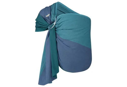 Hoppediz Ring-Sling Baby-Tragetuch - Design Bilbao - Babytragen: 100 % schadstoffgeprüfte Baumwolle sorgt für optimalen Tragekomfort und fördert die Hüftentwicklung. Ideal für Neugeborene und schnelle Anwendung im Alltag!