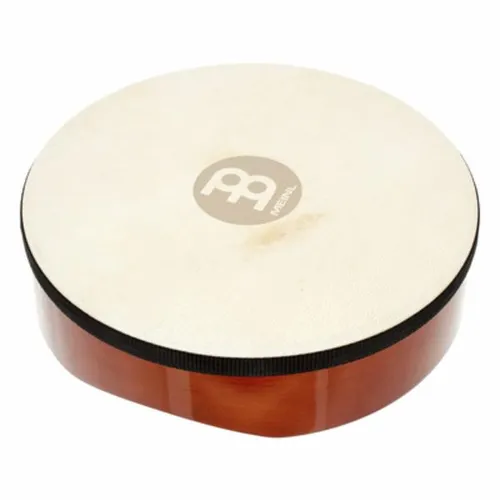 HD10AB Handtambourin – African Brown - Handliches Handtambourin mit spezieller Rundung für optimalen Grip. Ideal für Musiker, die Wert auf Qualität legen. 3 Jahre Garantie und 30 Tage Geld-zurück-Garantie!