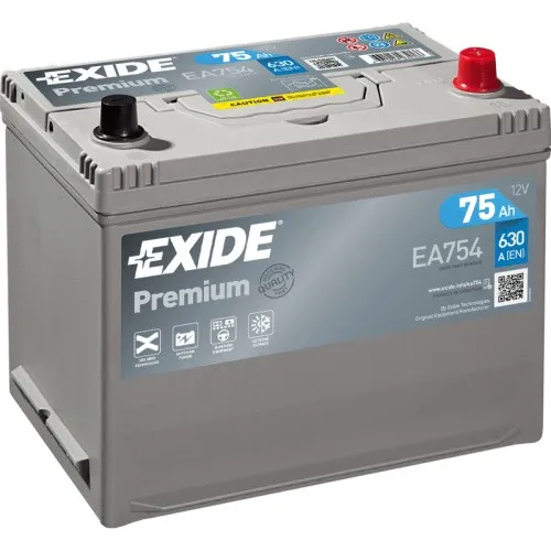 Exide Premium Akku EA754 12V 75AH 630A