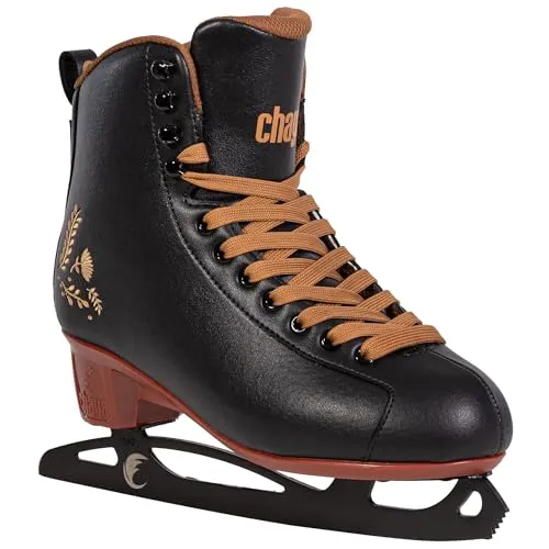 Chaya Merlot Black – hochwertiger und komfortabler Damen Schlittschuh mit Edelstahlkufe Gr. 35-42 für Anfänger und Fortgeschrittene