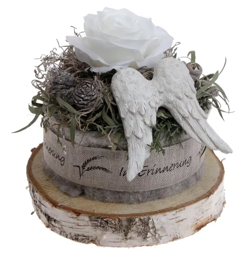 Produktbild Grabgesteck für Urnengrab D20cm mit Foamrose CreaFlor Home