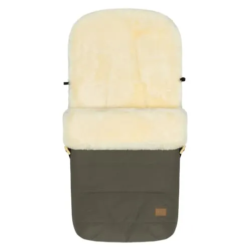 Fillikid Kinder Fußsack Baby Winter Bernia Lammfell – Wind- und wasserabweisend für Kinderwagen und Buggy