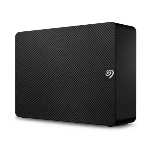 Seagate Expansion Desktop 20TB - 3.5 Zoll externe Festplatte, USB 3.0 mit 2 Jahren Rescue Service, ideal für schnelle Datenübertragungen und einfache Nutzung
