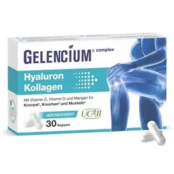 Gelencium Hyaluron Kollagen hochdosiert mit Vitamin C Kapseln