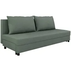 Panda Möbel Schlafsofa, Grün, 194x48x71 cm