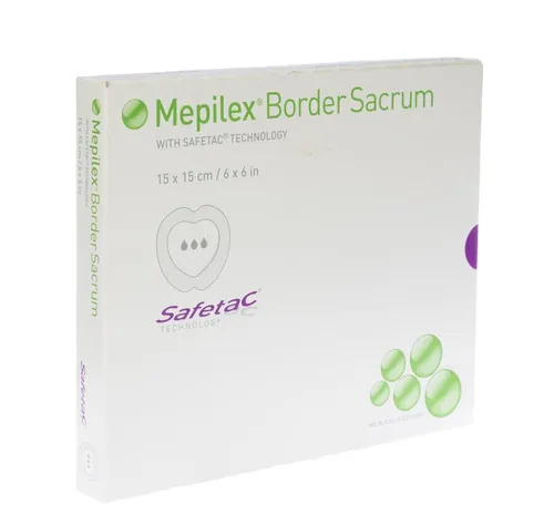 MÃ¶lnlyckeÂ® MepilexÂ® Border Sacrum All-In-One-Schaumstoffverband fÃ¼r den Sakr