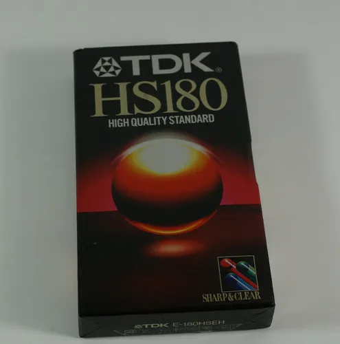 TDK HS180 Neu Leerkassette VHS Kassette neu und eingeschweißt
